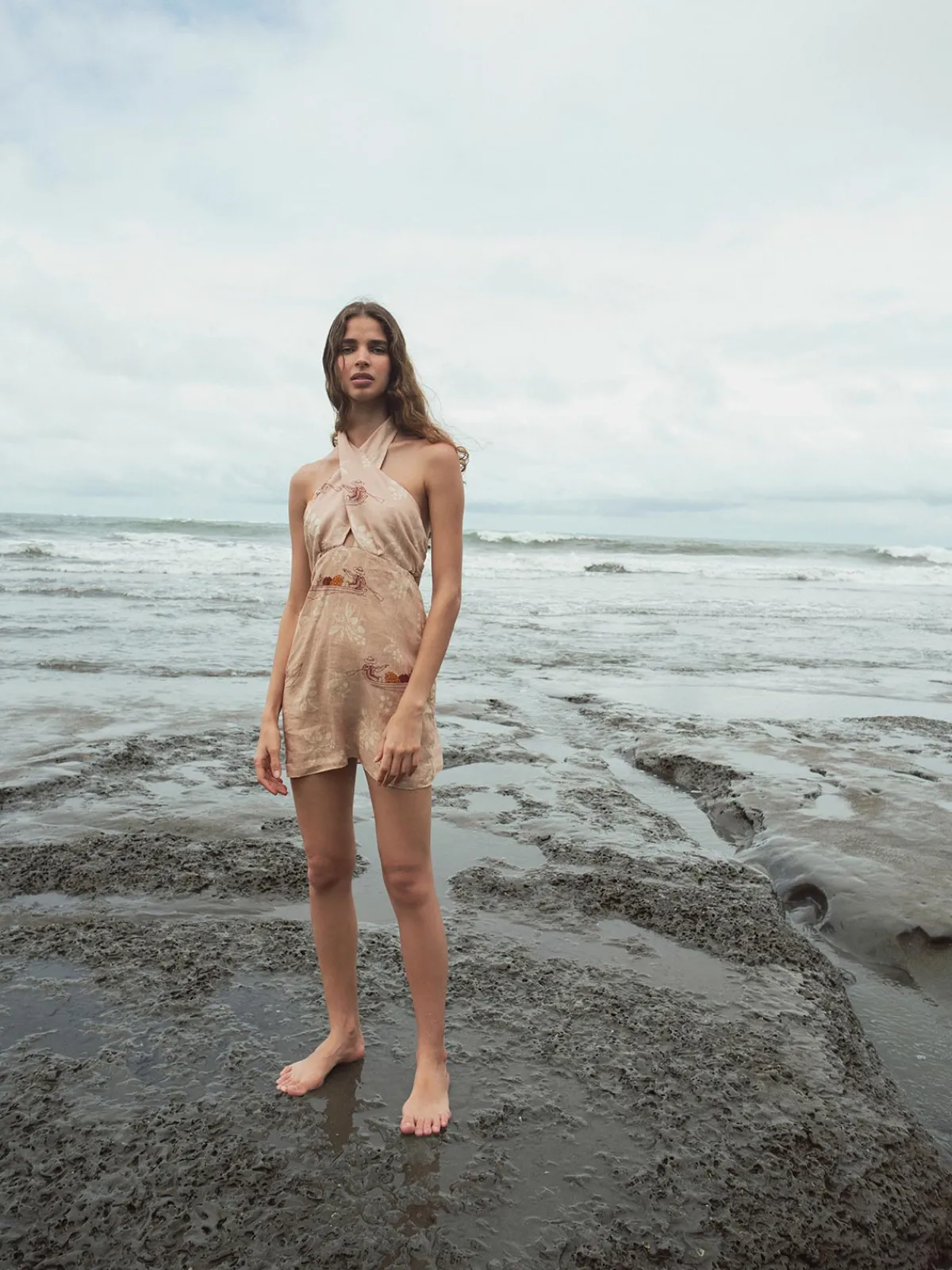 Juan de Dios Costa Del Sol Linen Mini Dress