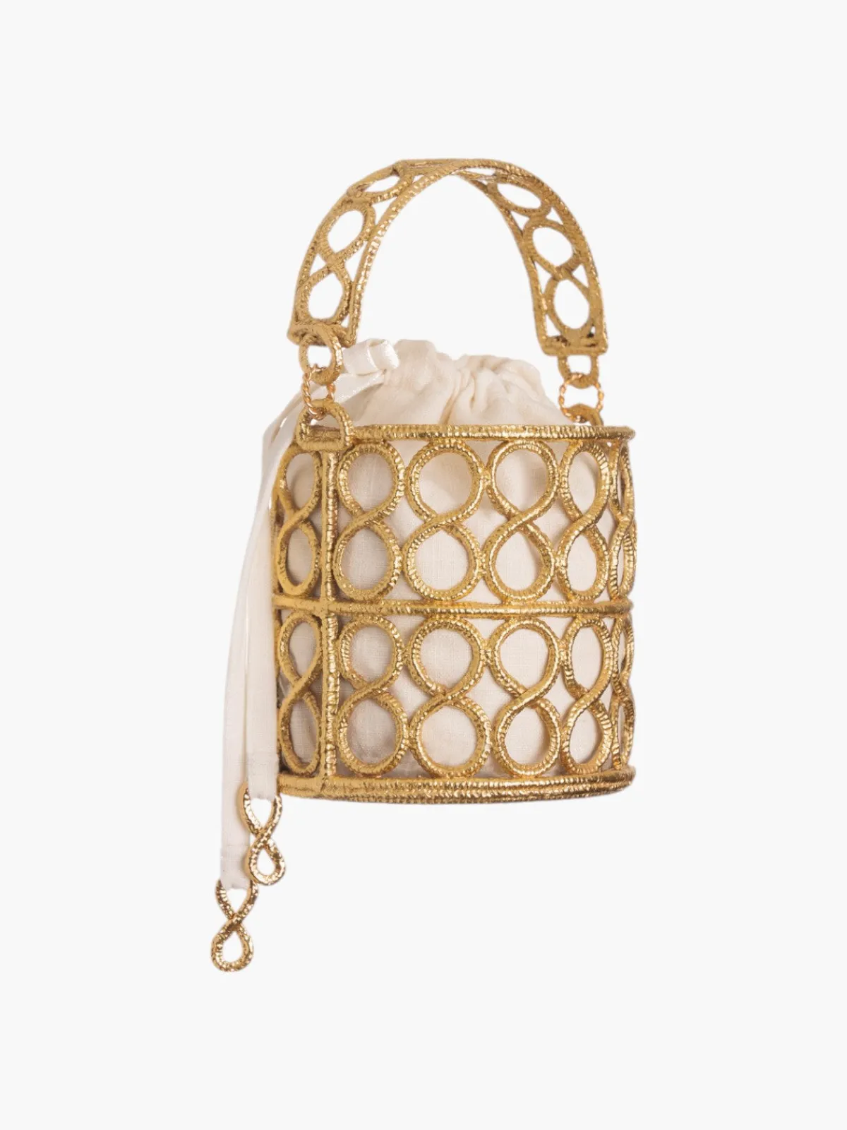 Magnetic Midnight Infinity Cylinder Bucket Bag