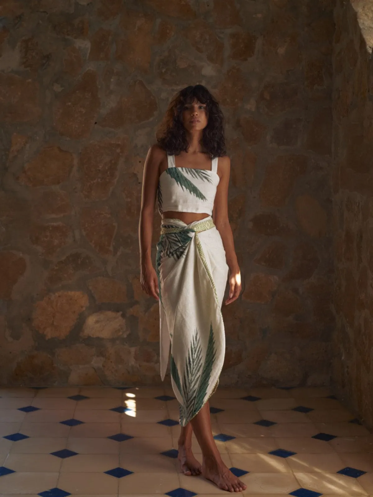 Juan de Dios Guainia Linen Top