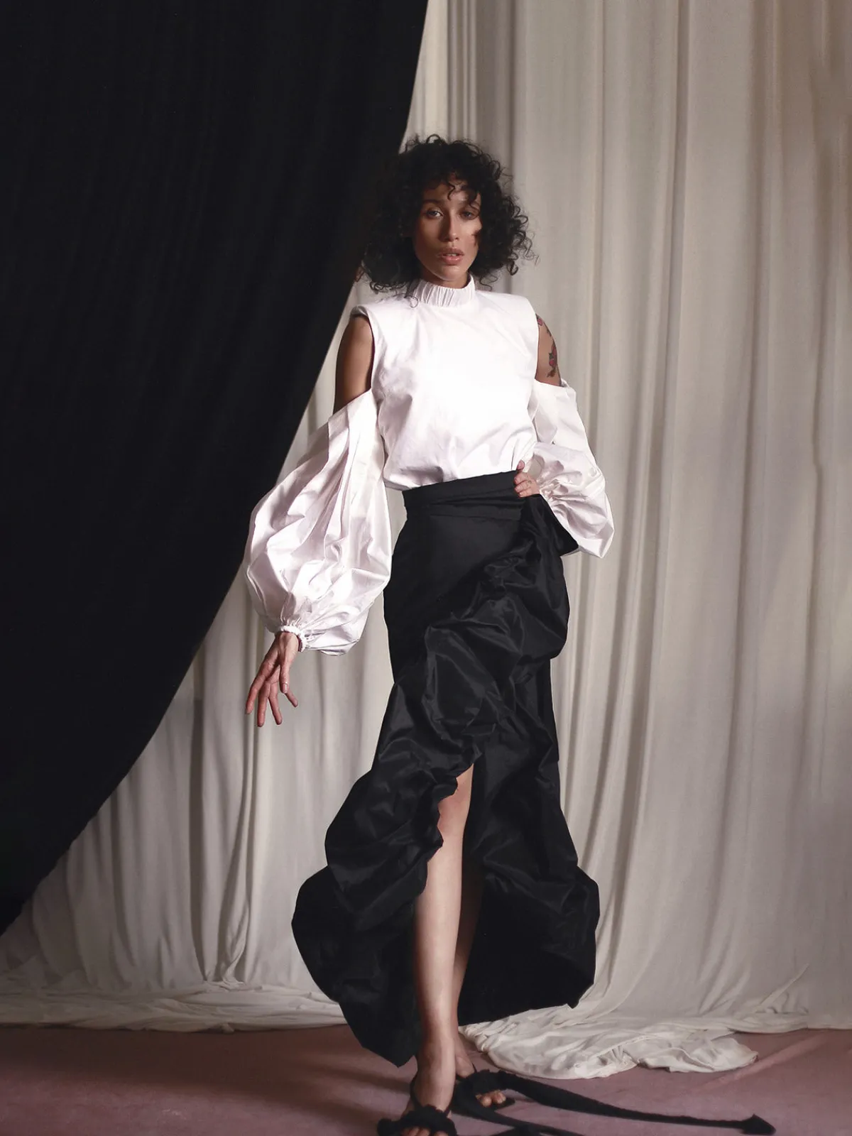 By Efrain Mogollon Lola Wrap Skirt