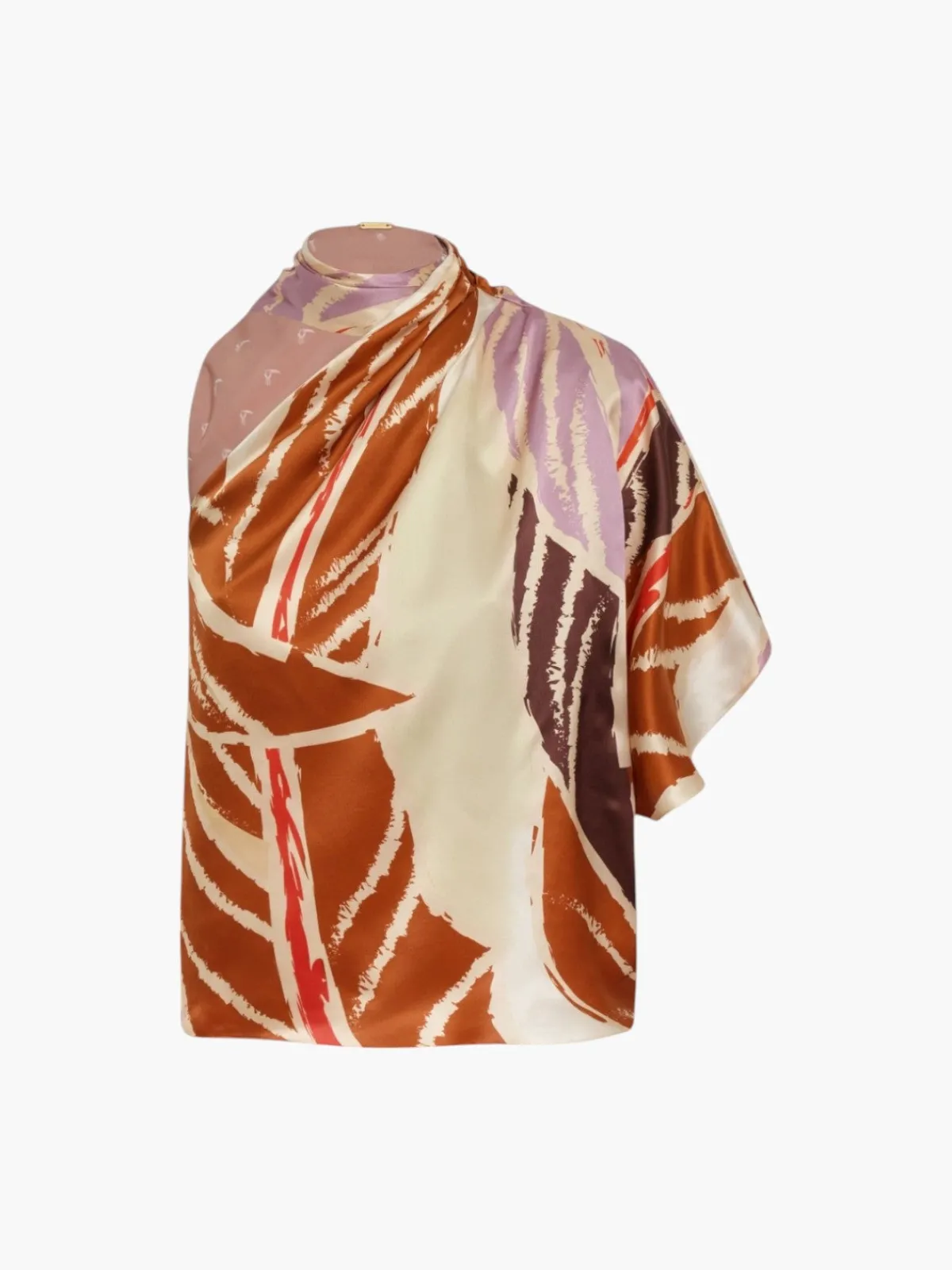 Juan de Dios Chiminango Satin Silk Blouse
