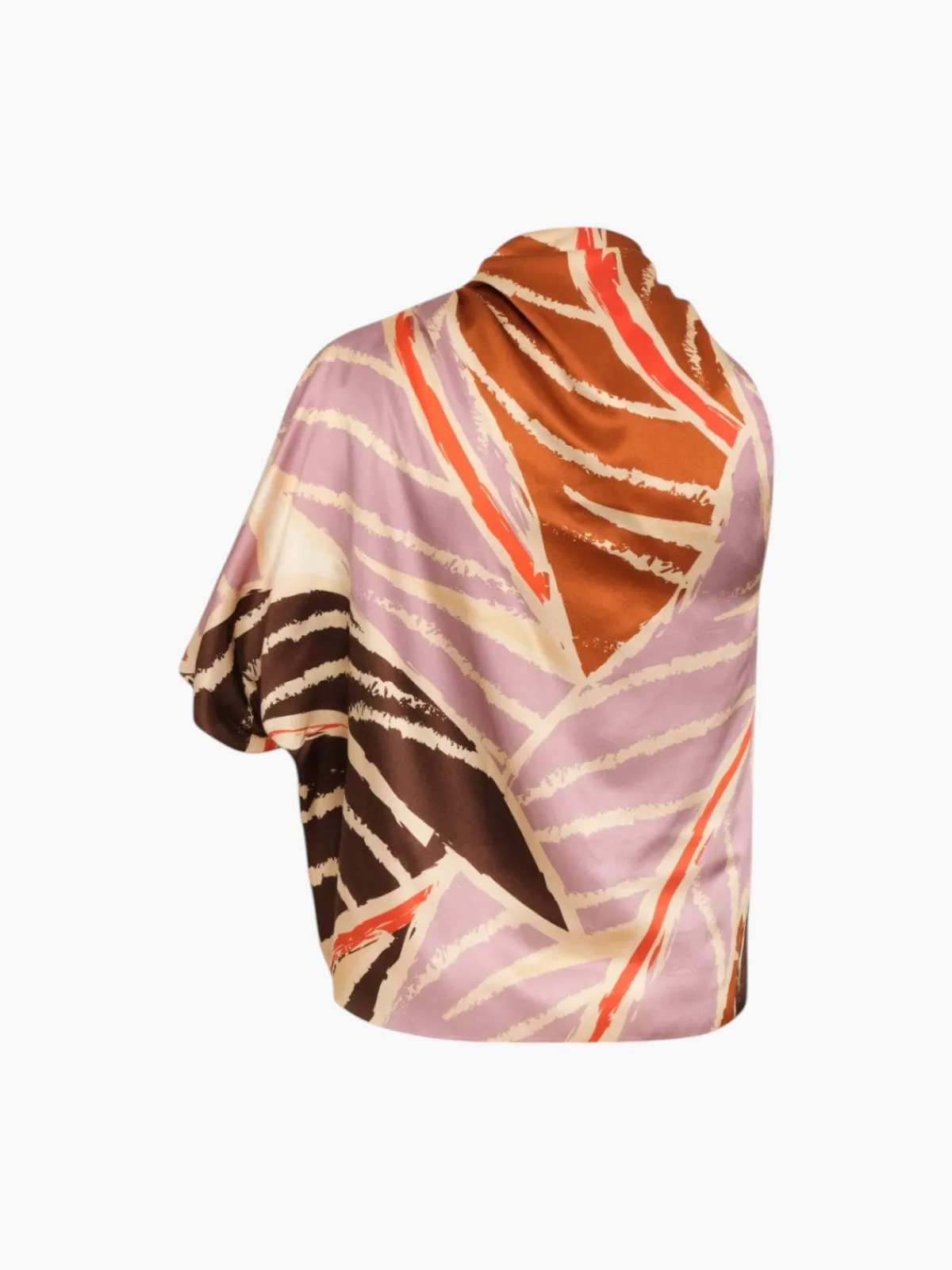 Juan de Dios Chiminango Satin Silk Blouse