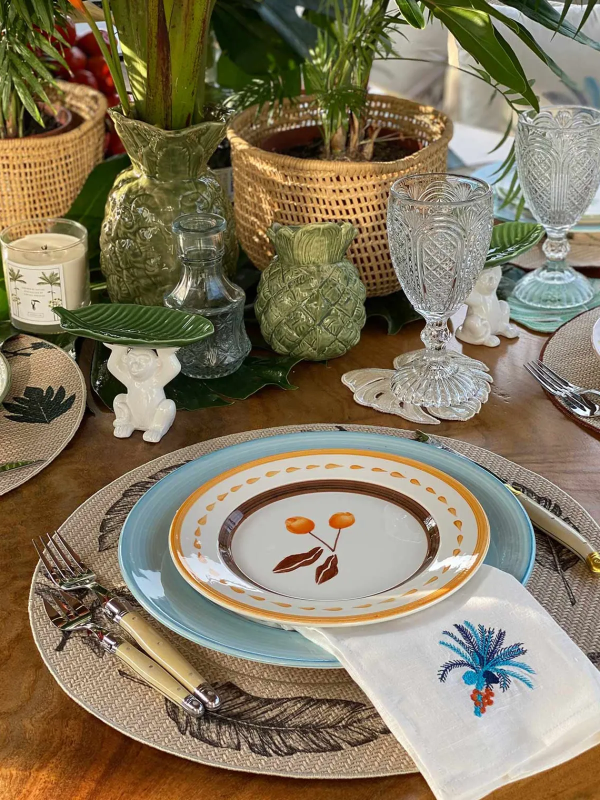 Juan De Dios Hand Painted Salad Plate