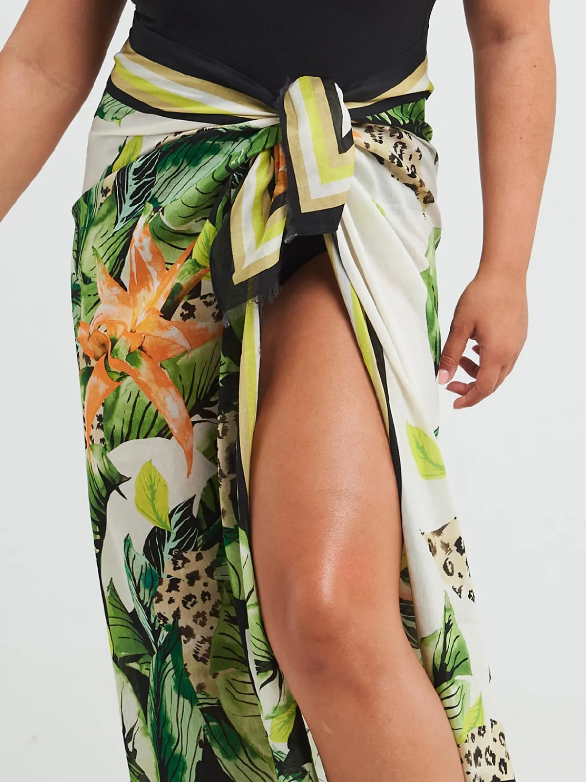 Sigal Fringed Sarong Scarf