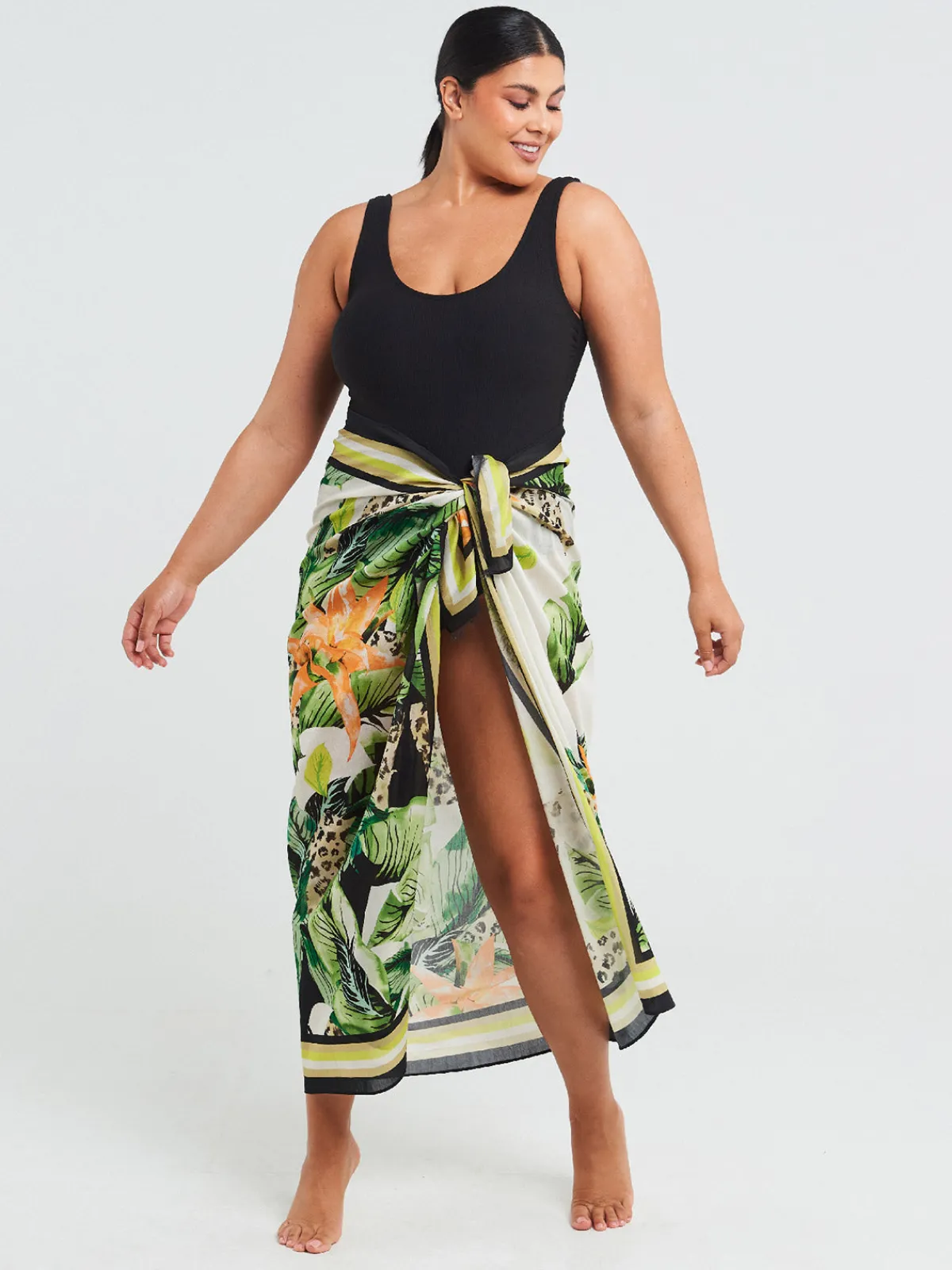 Sigal Fringed Sarong Scarf