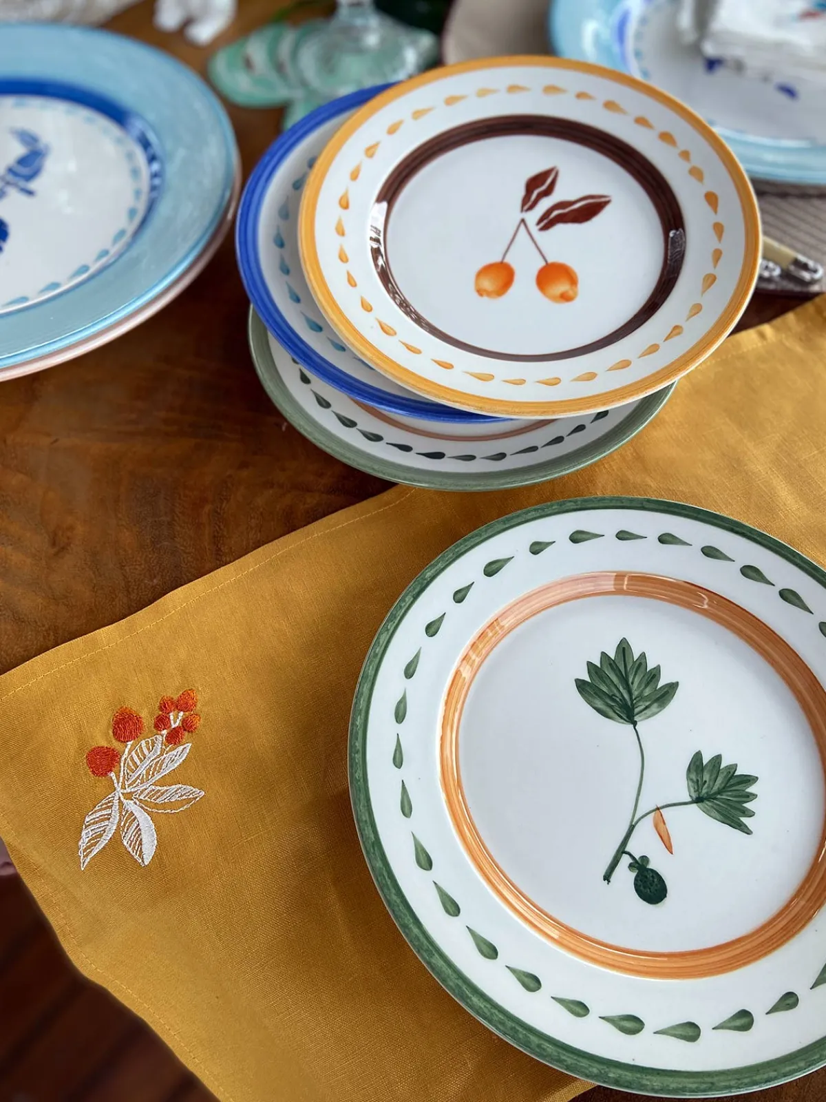 Juan De Dios Hand Painted Salad Plate