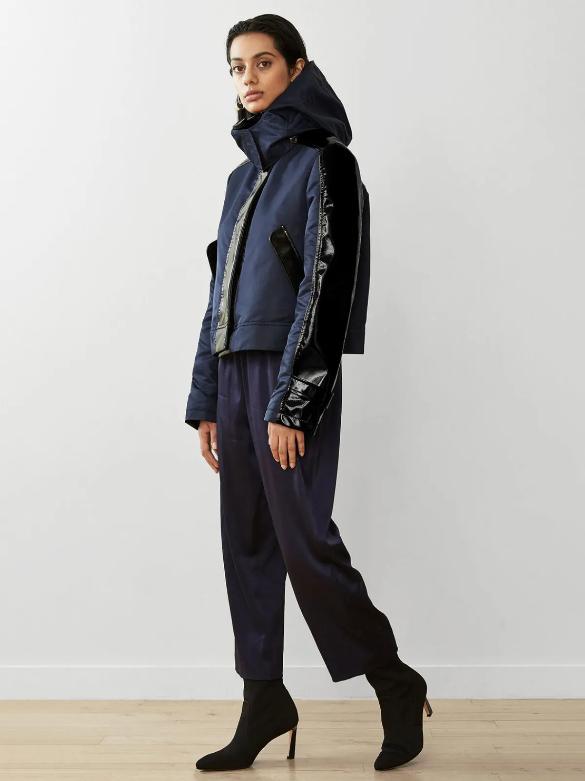 Caalo Water Resistant Sustainable Cropped Raincoat